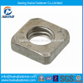 In Stock Chinese Supplier Best Price DIN562 ss304 Square thin nuts with zinc plated/ss304 Square thin nuts with docromet